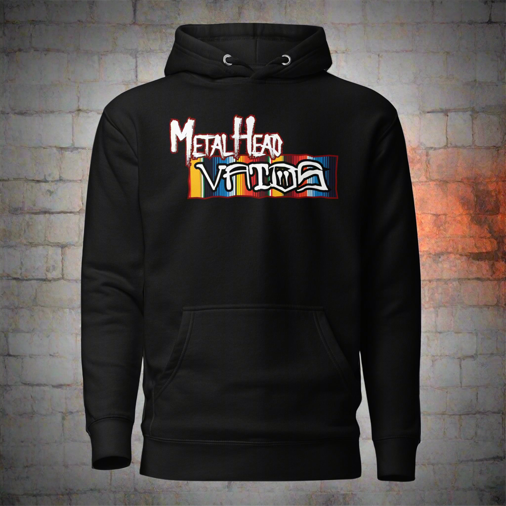 Metalhead Vatos Hoodie (Traditional Serape)