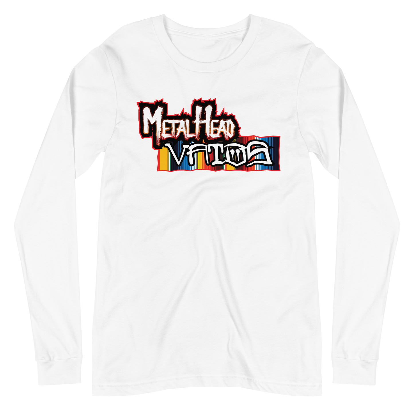 Metalhead Vatos Long sleeve Tee (Traditional Serape)