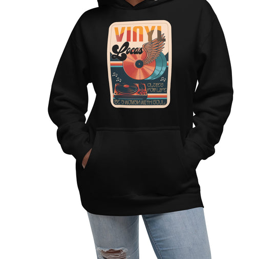 Vintage Vinyl Locas Hoodie
