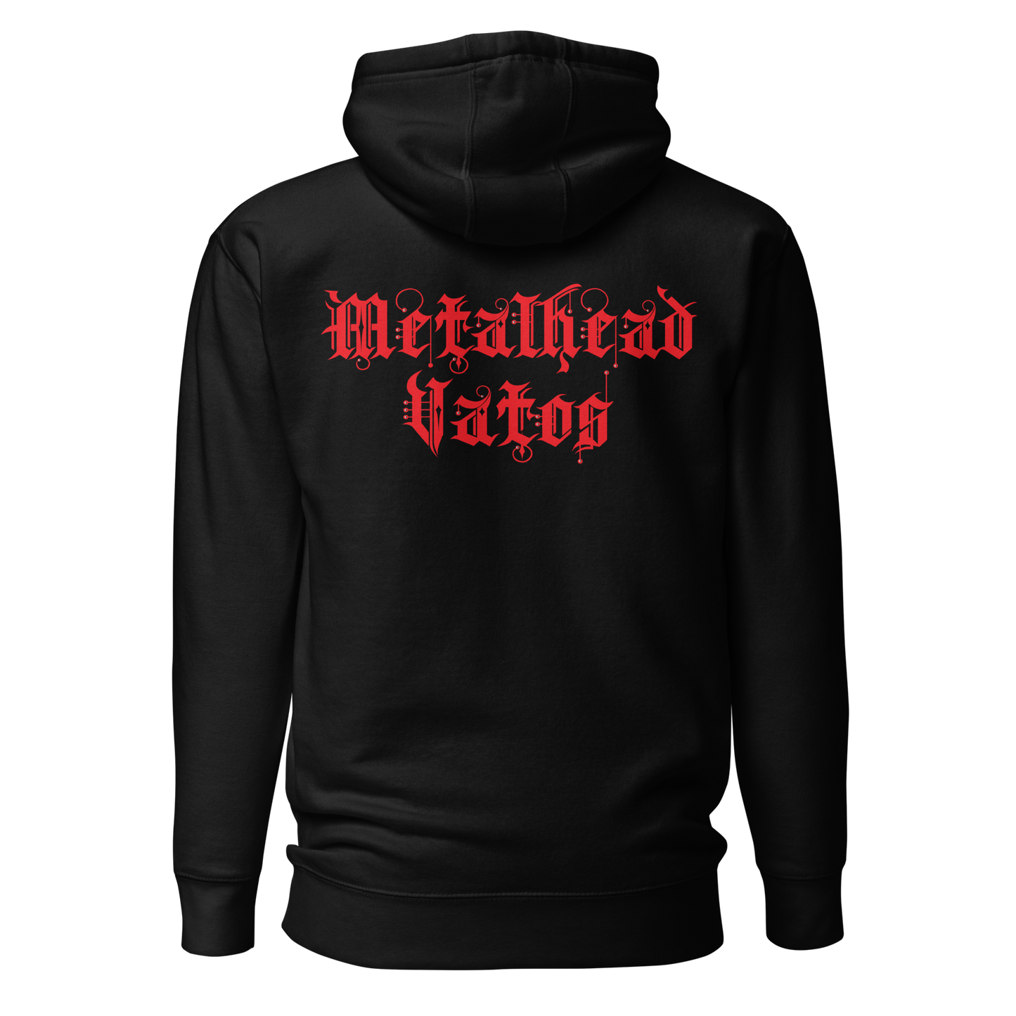 Metalhead Vatos Skull & Rose Hoodie