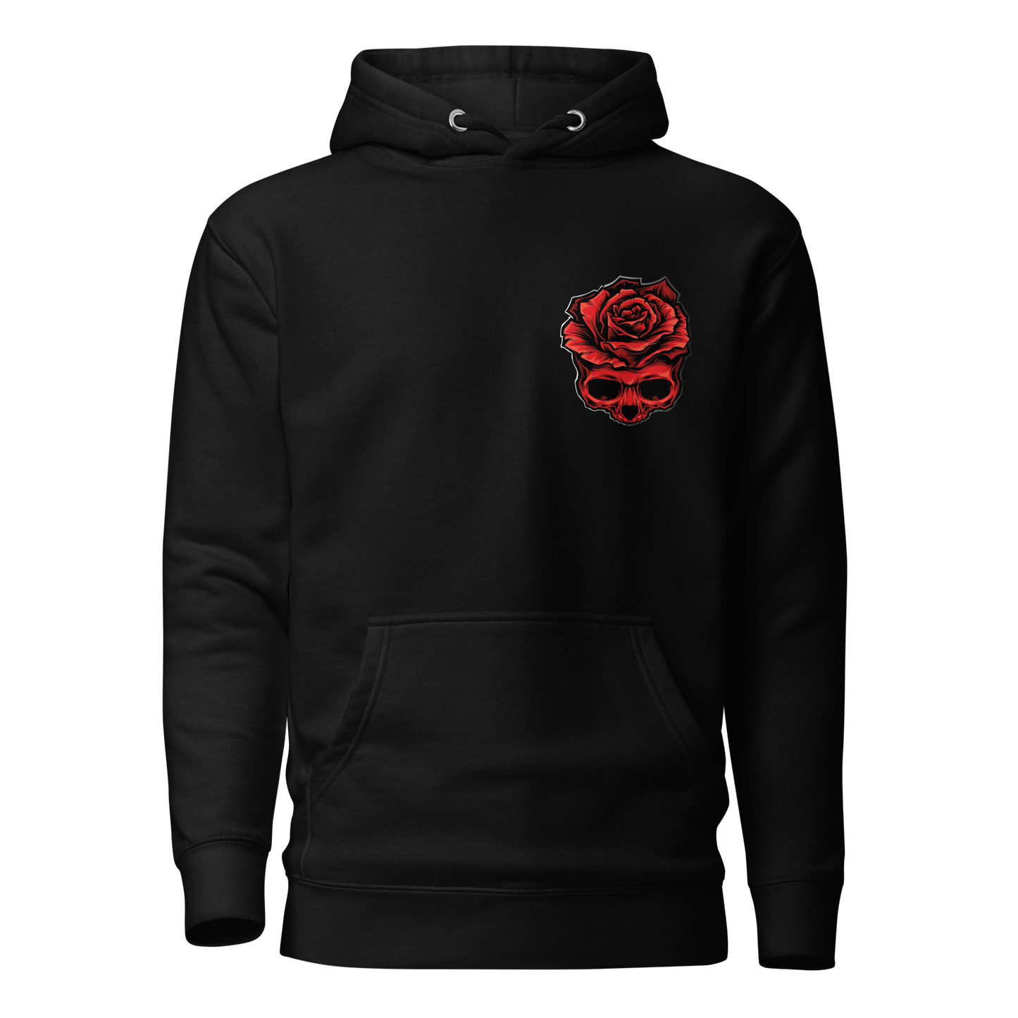 Metalhead Vatos Skull & Rose Hoodie