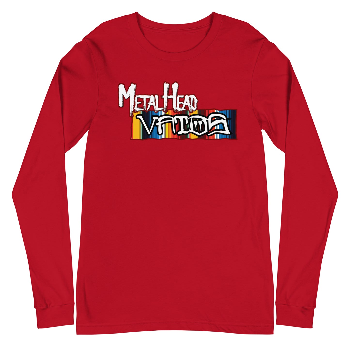 Metalhead Vatos Long sleeve Tee (Traditional Serape)